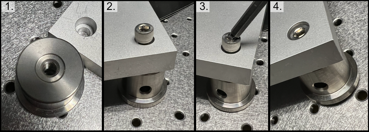 General process to place posts on baseplate corners