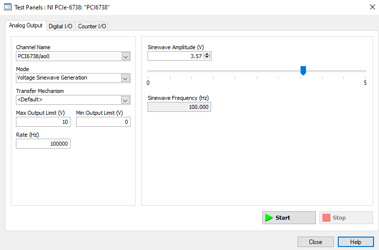 How to find the Test Panels panel