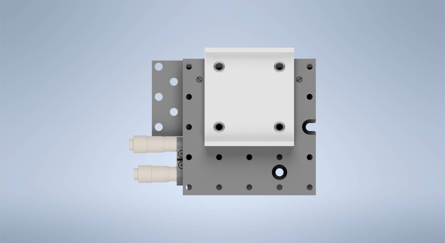 placing the mirror into the voicecoil