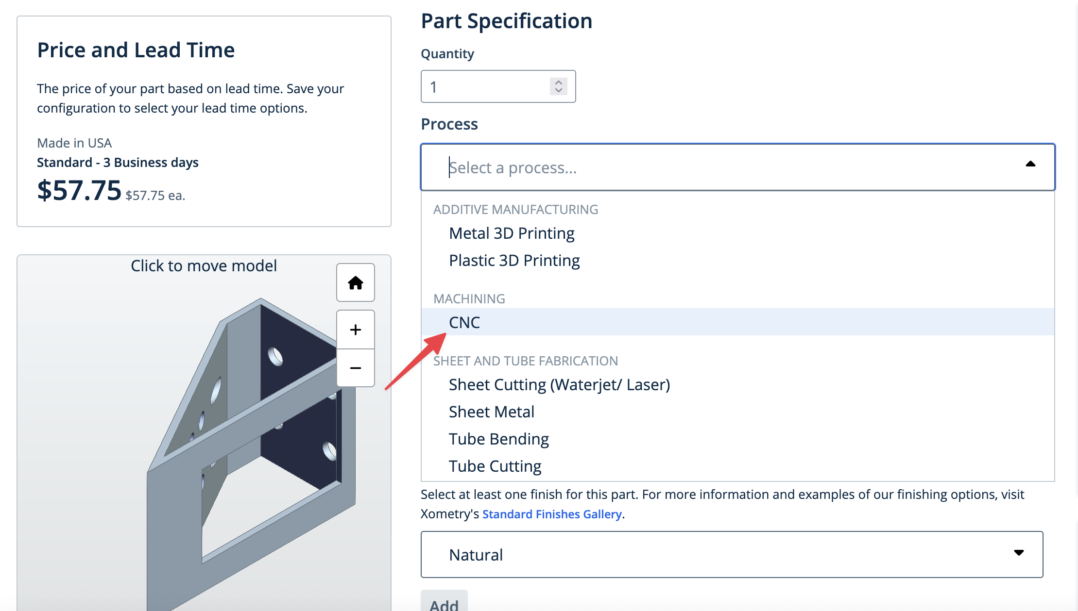 Xometry Ordering Process 4
