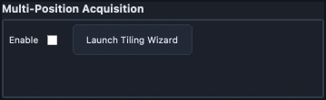 Multi-Position Acquisition settings frame.