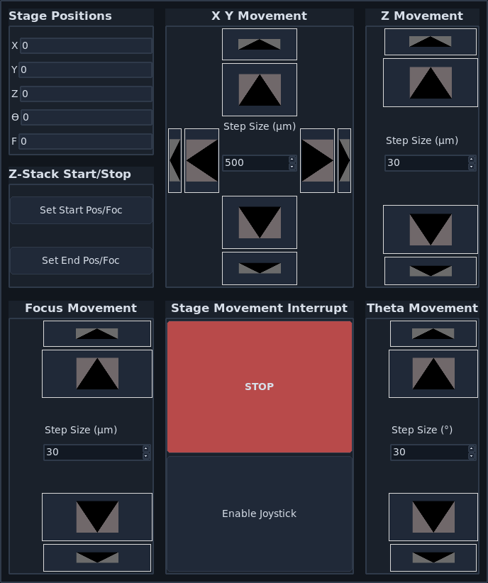 Stage Controller Gui Stage And Multiposition — navigate 0.0.10 documentation